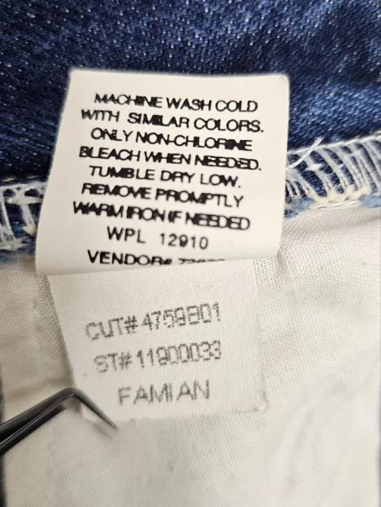 Venezia Women's Famian Dark Blue High Waist Cropped Jeans, Sz 20 - Picture 9 of 11